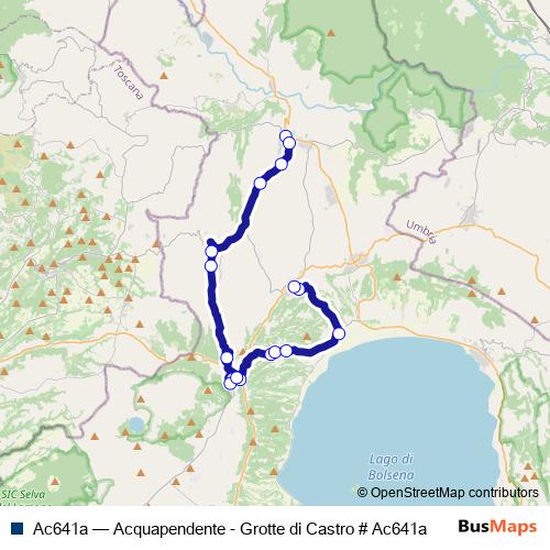 Ac641a bus Line Map