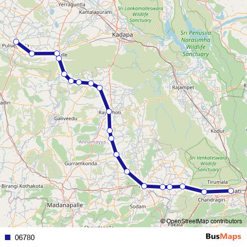 06780 bus Line Map