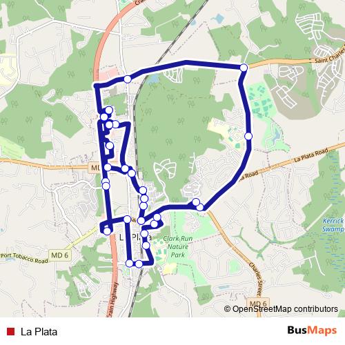 La Plata bus Line Map