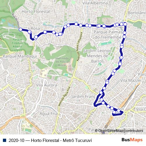 2020-10 bus Line Map