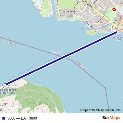 3600 ferry Line Map
