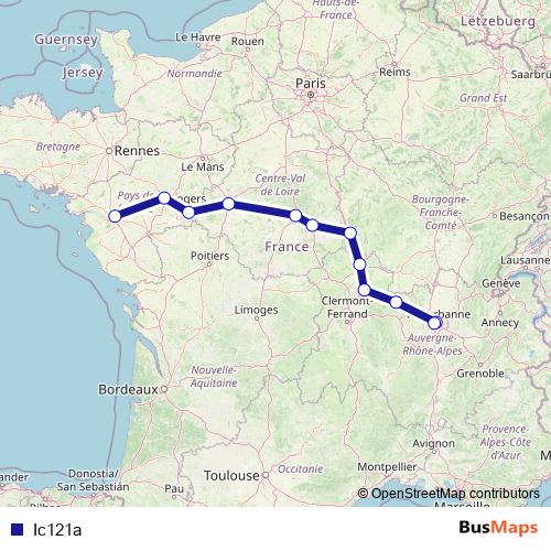 Ic121a rail Line Map