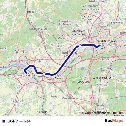 S04-V rail Line Map