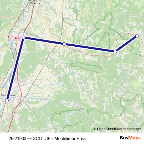 26-21033 bus Line Map