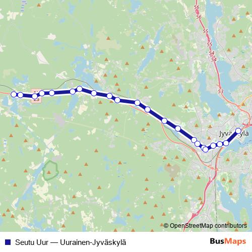 Seutu Uur bus Line Map