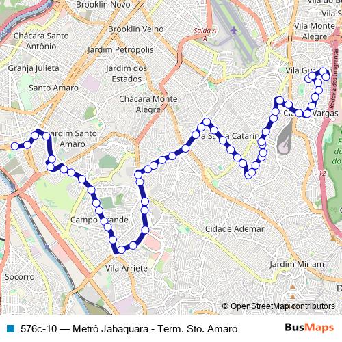 576c-10 bus Line Map