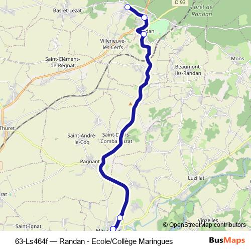 63-Ls464f bus Line Map