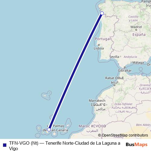 TFN-VGO (Nt) air Line Map