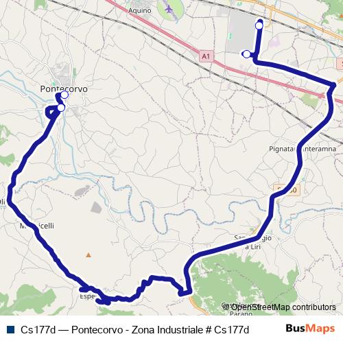 Cs177d bus Line Map