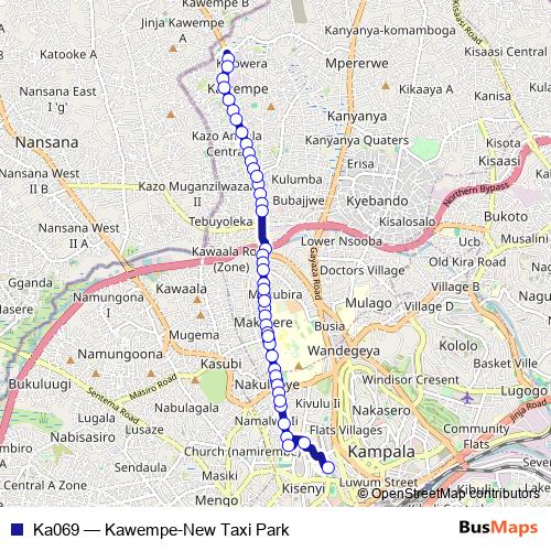 Ka069 bus Line Map