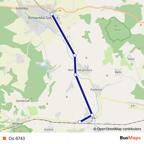 Os 6743 rail Line Map