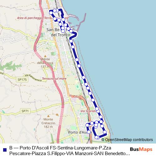 B bus Line Map