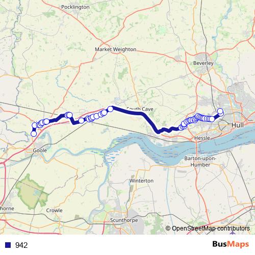 942 bus Line Map