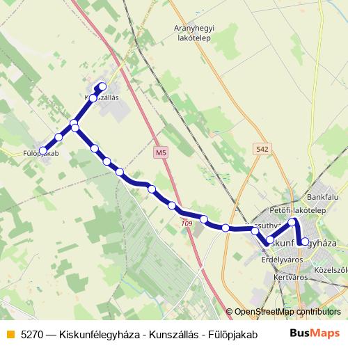 5270 bus Line Map
