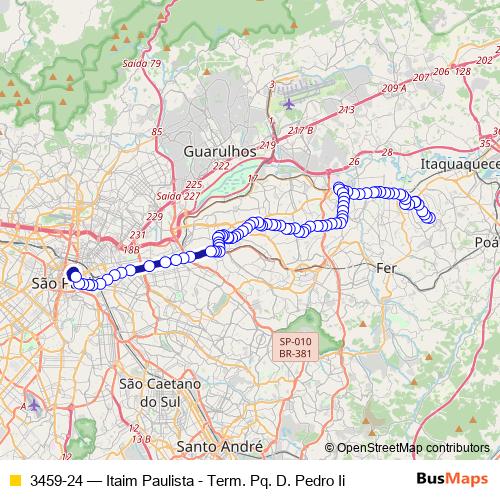 3459-24 bus Line Map