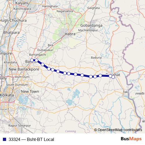 33324 rail Line Map