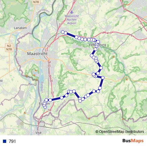 791 metro Line Map