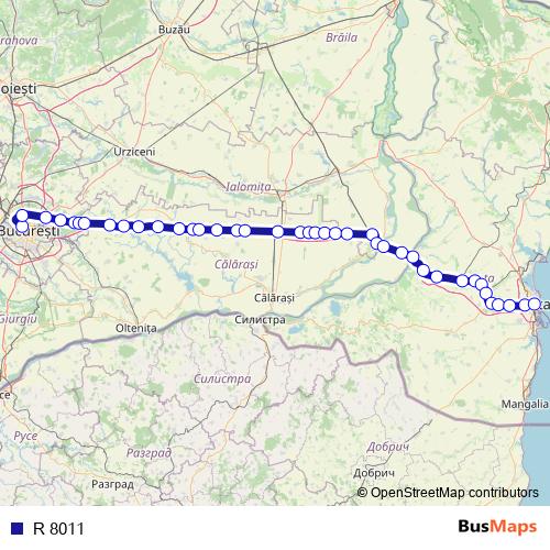 R 8011 rail Line Map