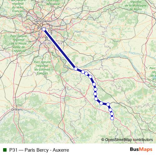 P31 rail Line Map