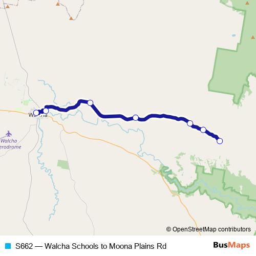 S662 bus Line Map