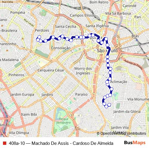 408a-10 bus Line Map