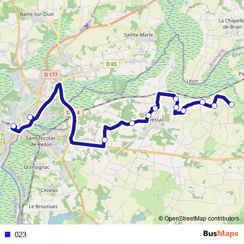023 bus Line Map