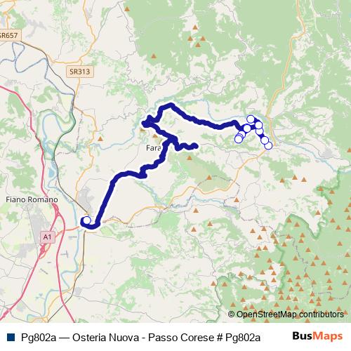 Pg802a bus Line Map