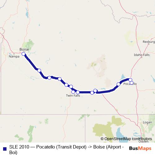 SLE 2010 bus Line Map