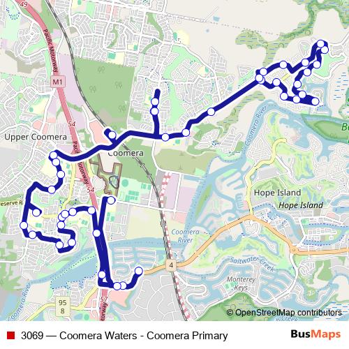 3069 bus Line Map