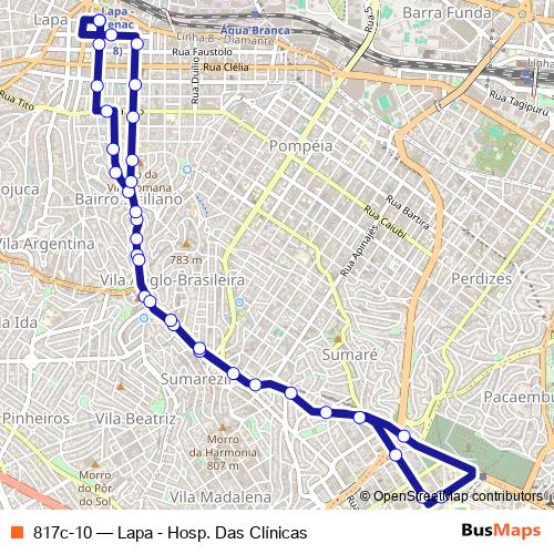 817c-10 bus Line Map