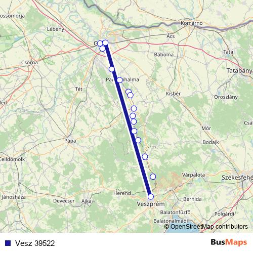 Vesz 39522 rail Line Map