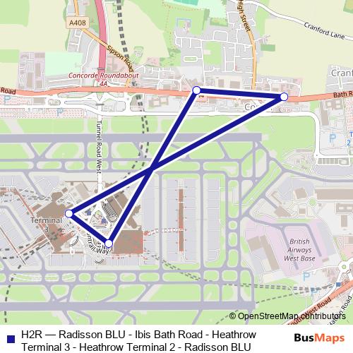 H2R bus Line Map