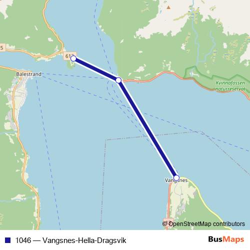1046 ferry Line Map