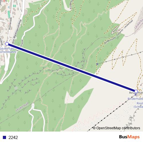 2242 cable-car Line Map