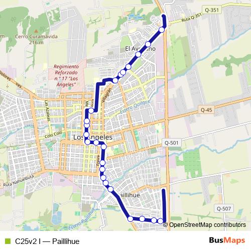 C25v2 I bus Line Map