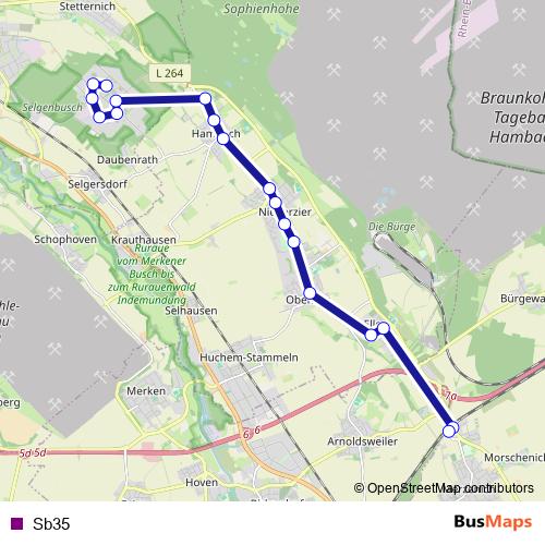 Sb35 monorail Line Map
