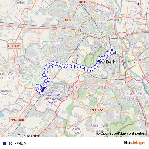 RL-79up bus Line Map