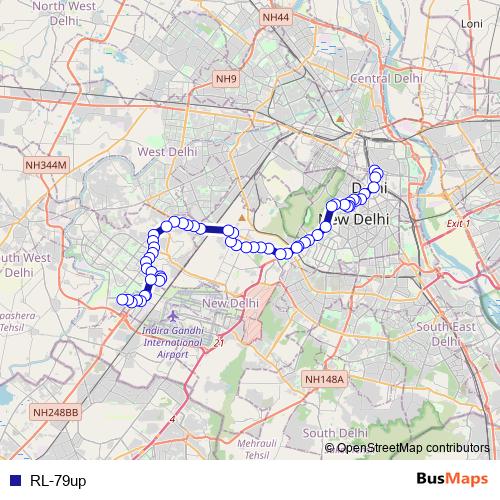 RL-79up bus Line Map