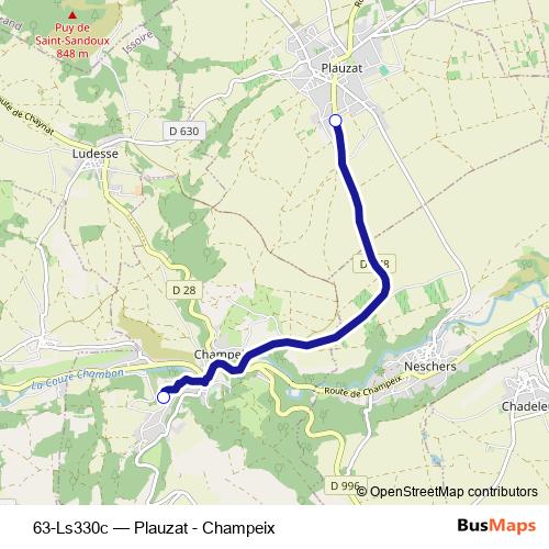 63-Ls330c bus Line Map