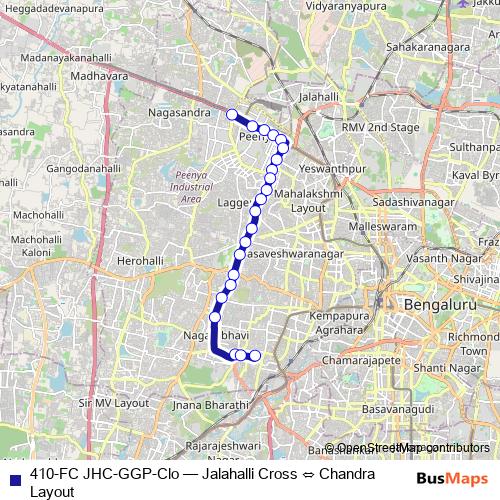 410-FC JHC-GGP-Clo bus Line Map