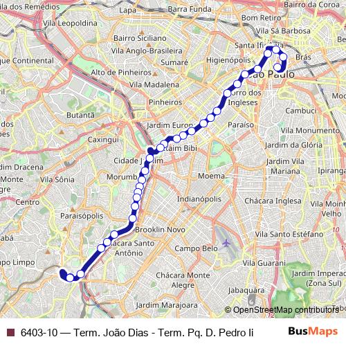 6403-10 bus Line Map