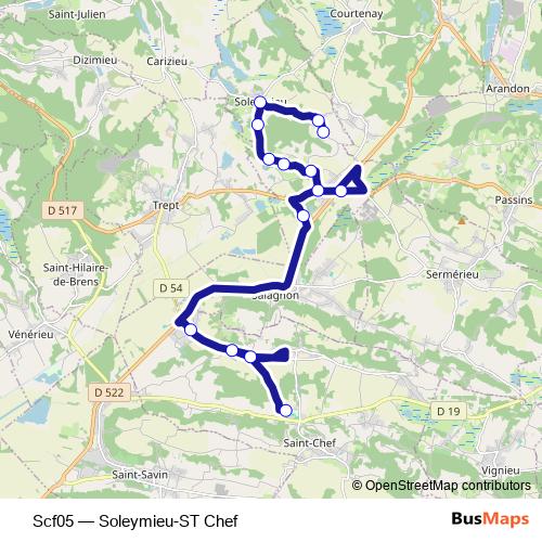 Scf05 bus Line Map