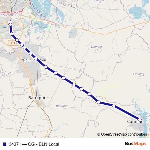 34371 rail Line Map