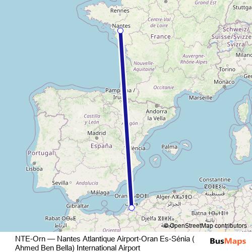 NTE-Orn bus Line Map