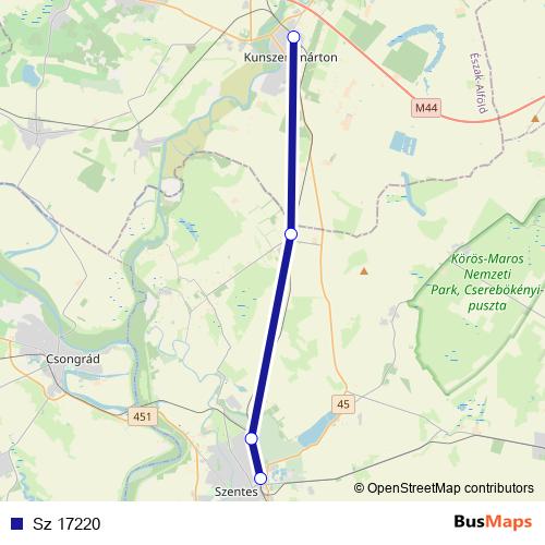 Sz 17220 rail Line Map