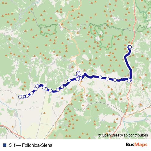 51f bus Line Map
