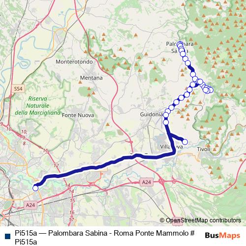 Pi515a bus Line Map