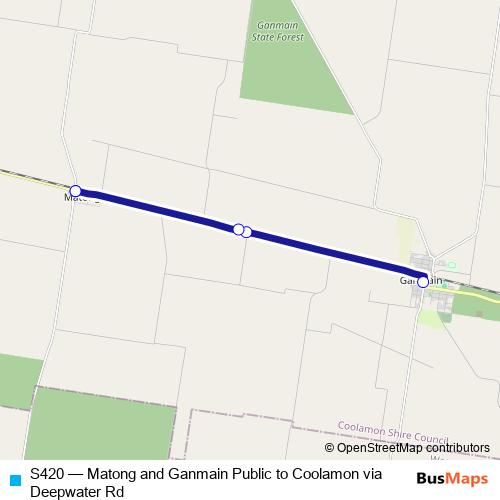 S420 bus Line Map