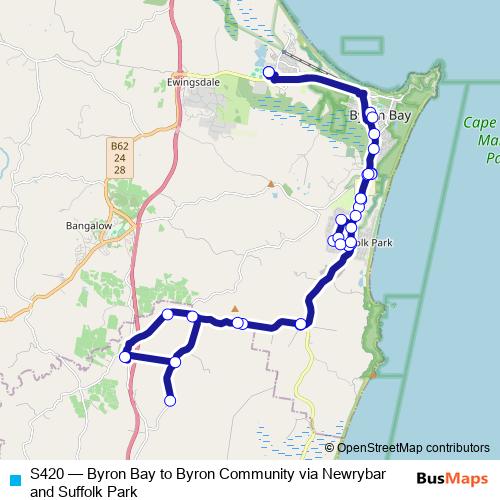 S420 bus Line Map