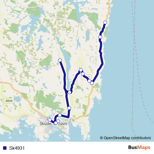 Sk4931 bus Line Map